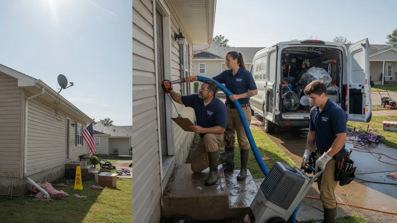 Ceiling Water Damage Restoration in Peebles, OH near me